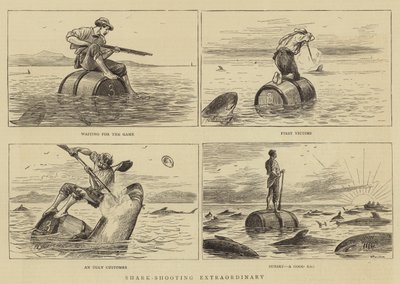 Tir de requin extraordinaire - William Ralston